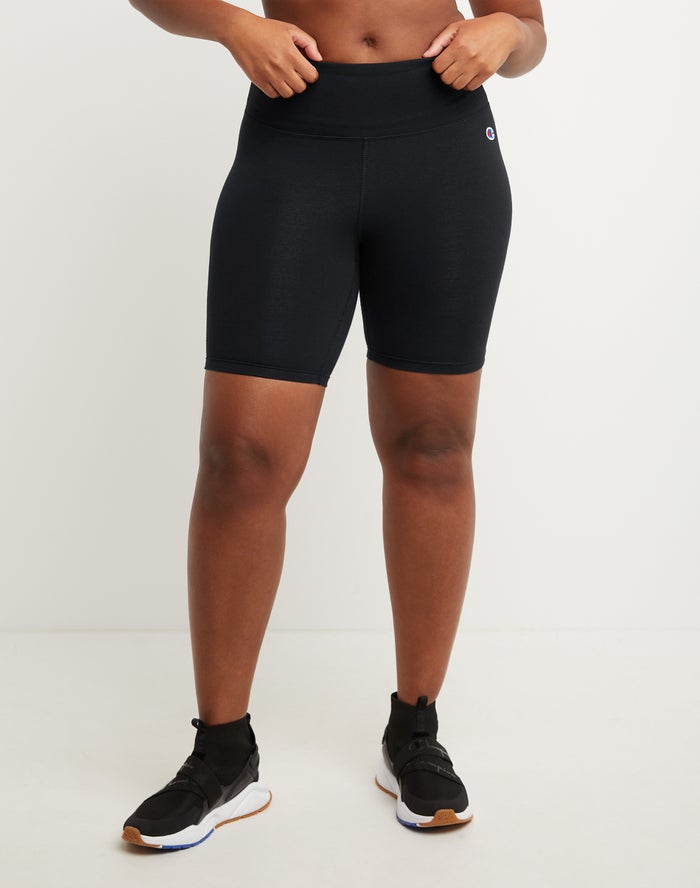 Champion Everyday Bike 7 Black Shorts Womens - South Africa VESFRQ640